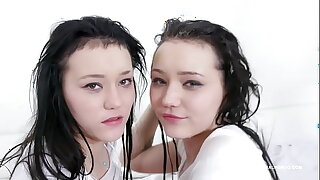 Sandra Zee & Little one Zee twins assfucked together by 3 BBC IV465