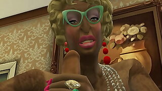 GRANNY Graceful 1 - Posh Grannies Sucking Young Cocks - Sims 4